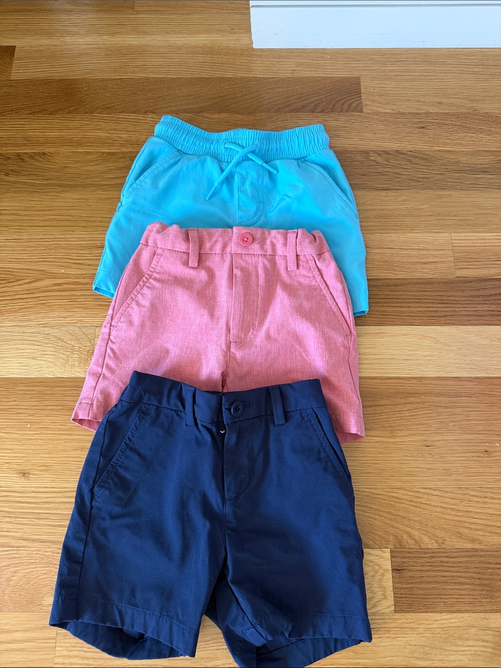 Vineyard Vines Kids Shorts Trio - Aqua, Pink, Navy